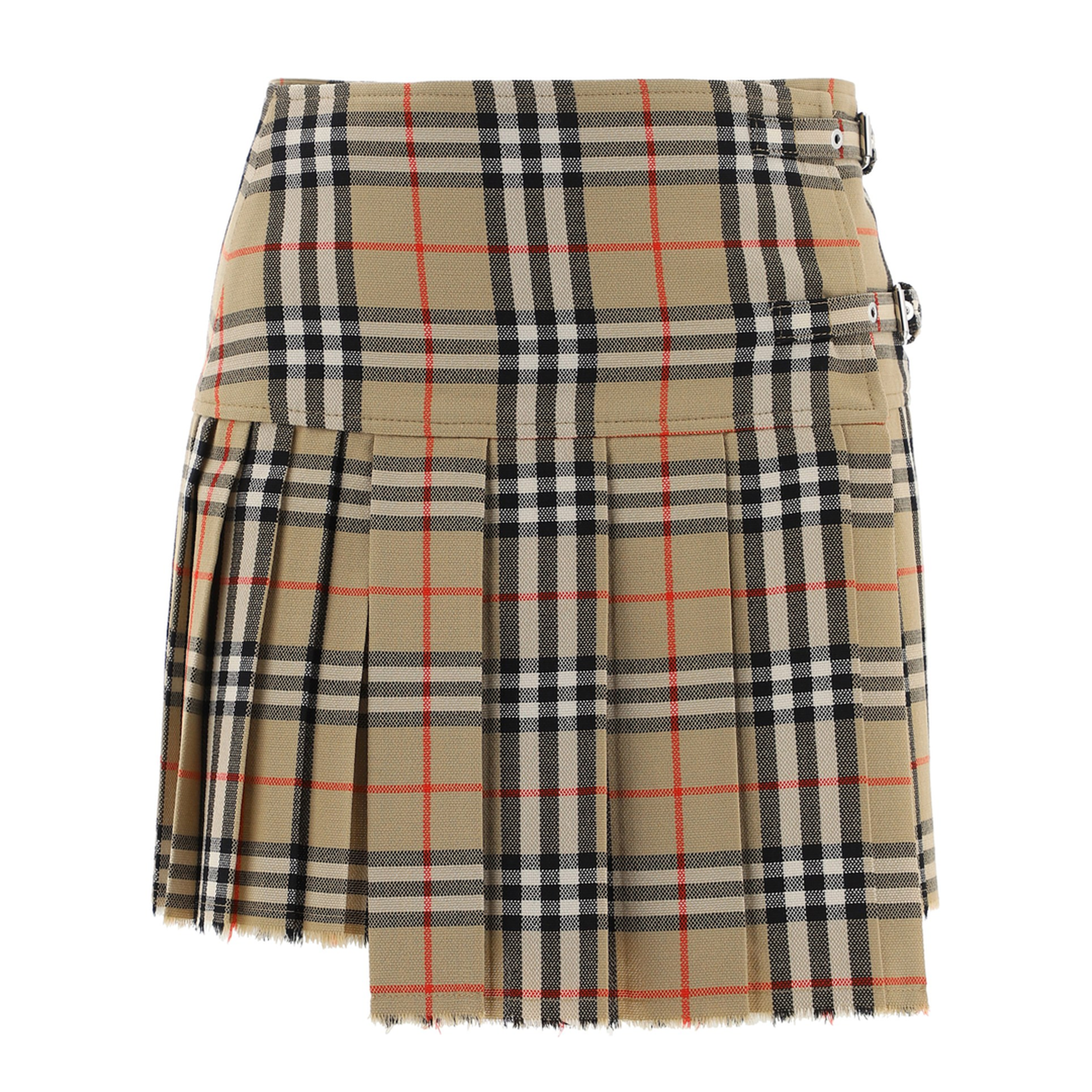Vintage Check Patterned Skirt - Image 1
