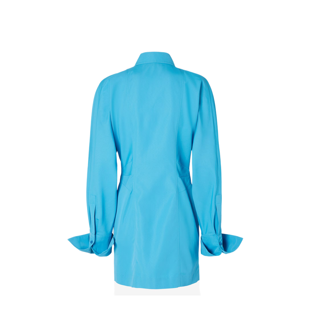 Light Blue Technical Viscose Dress - Image 3