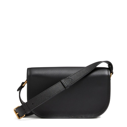 Antibes Small Calfskin Crossbody Bag - Black - Image 2