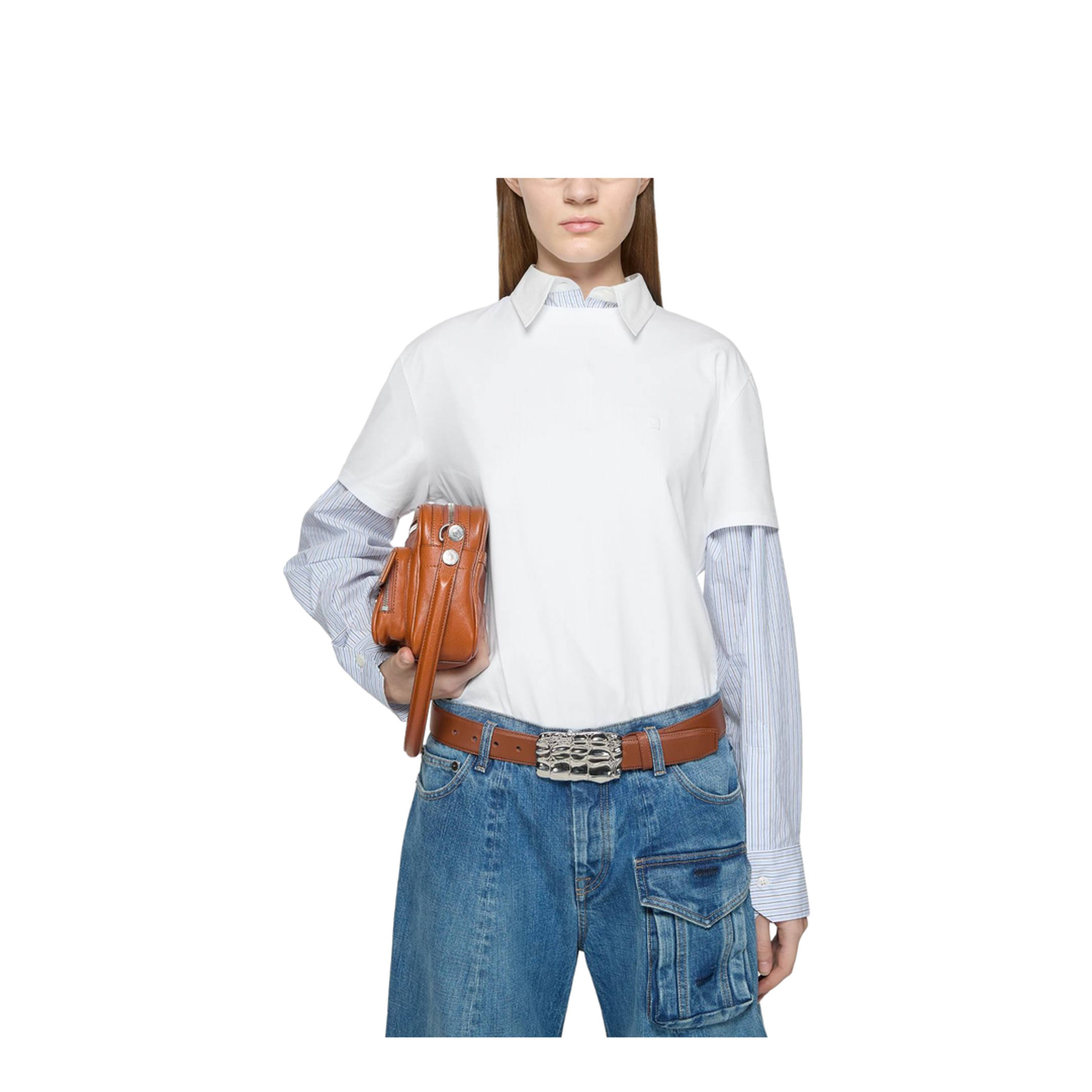 Crew Neck T-Shirt White - Image 3