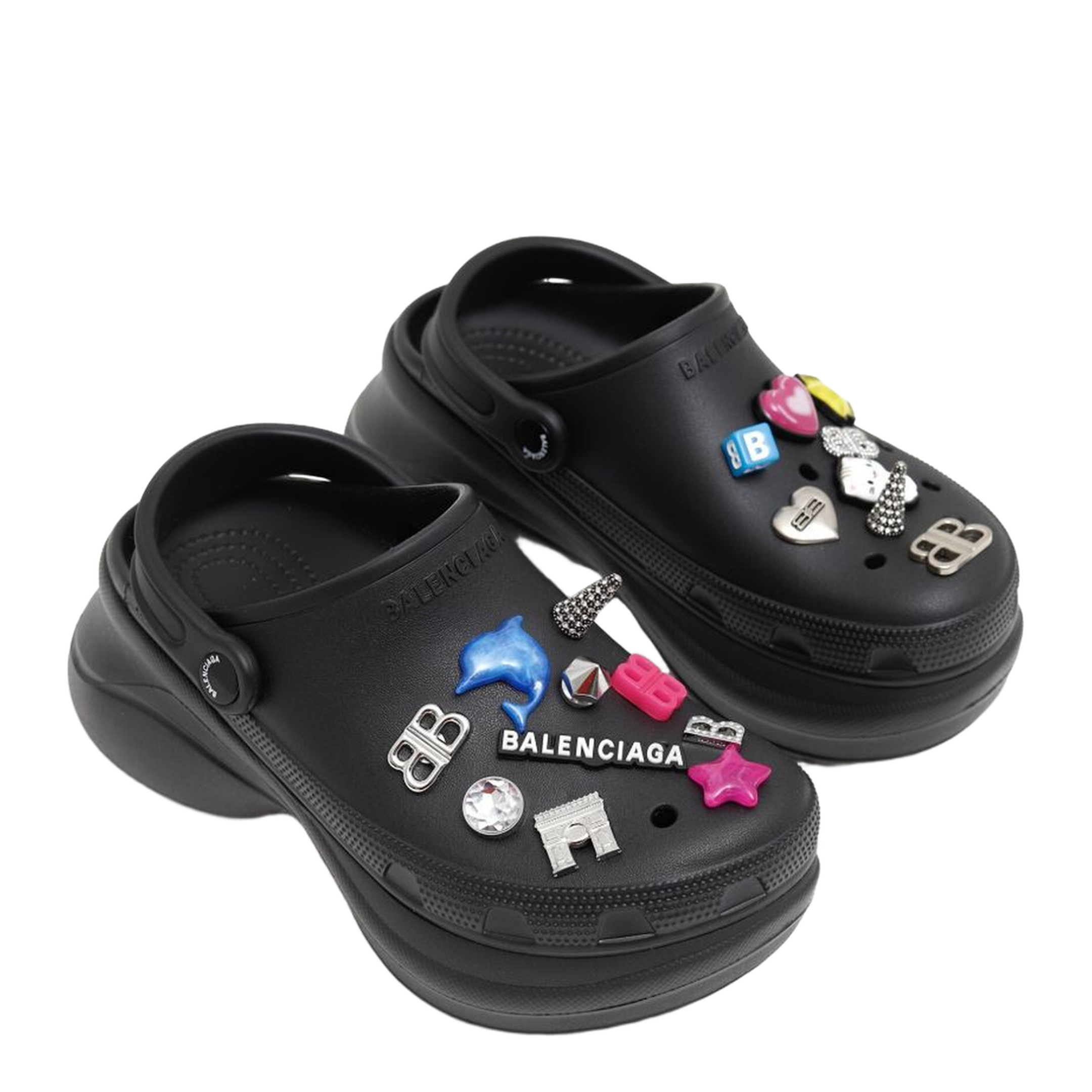 Mule Crocs™ Jibbitz™ in Black - Image 3