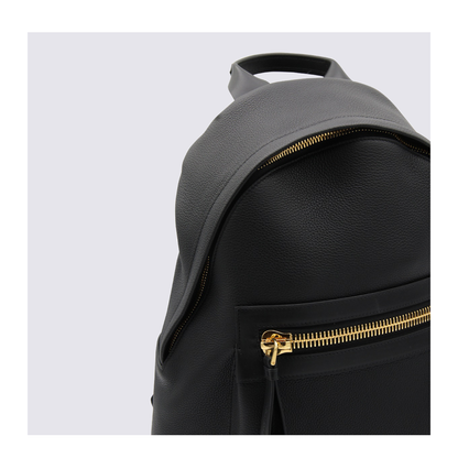 Grain Leather Buckley Backpack - Black - Image 8