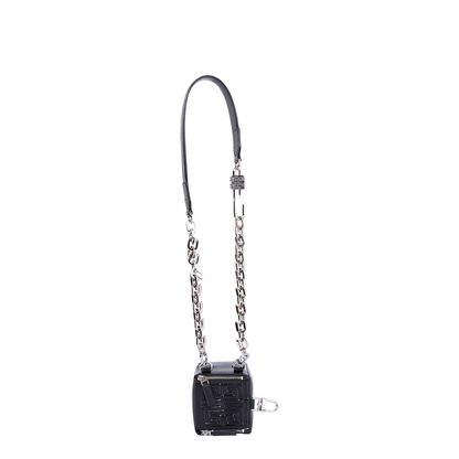 Pandora Cube Crossbody Bag in Black - Image 2