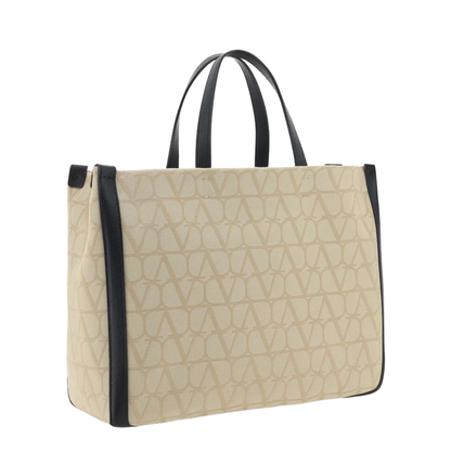 Garavani Toile Iconographe Shopping Bag - Image 4
