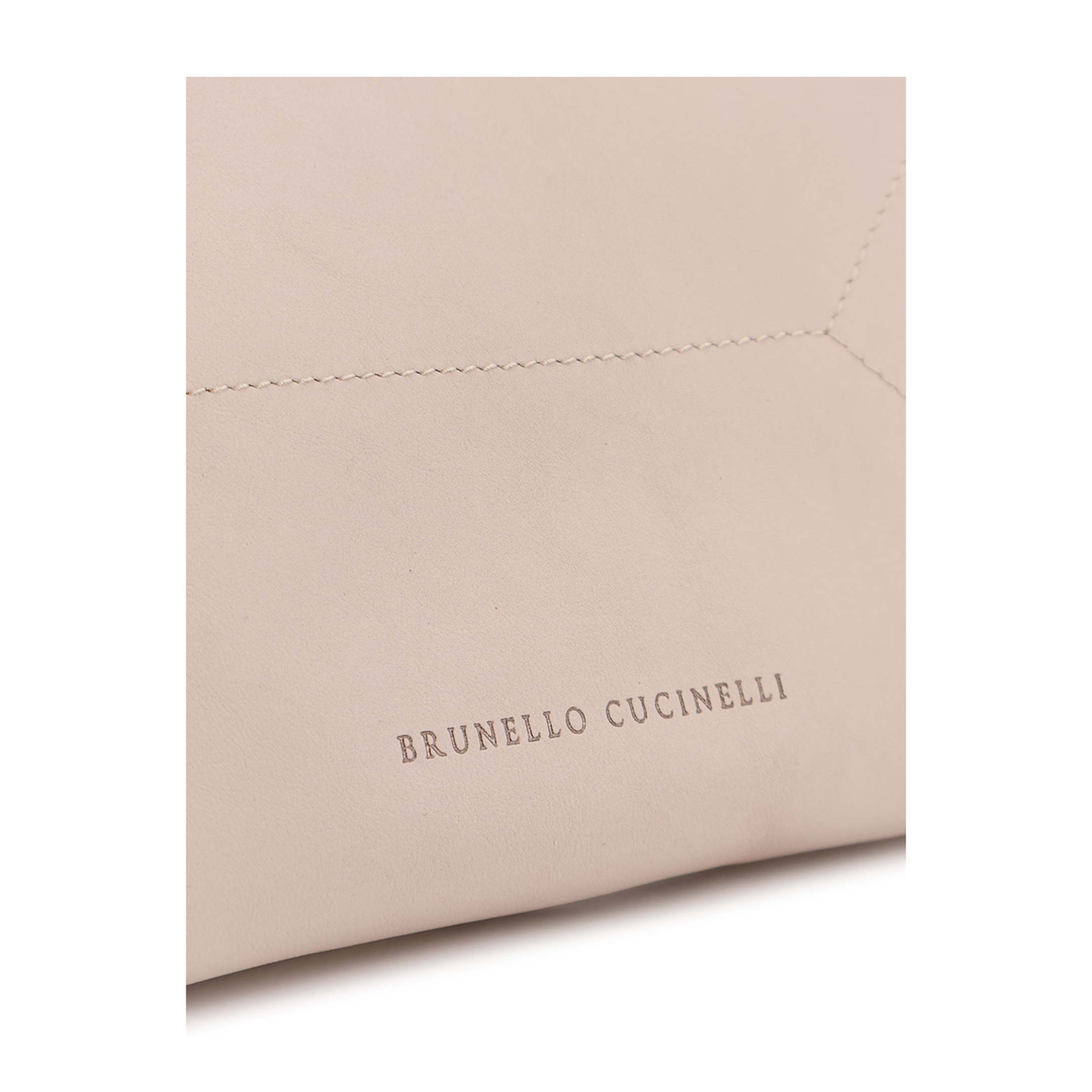 Natural Bc Duo Leather Shoulder Bag - Image 4