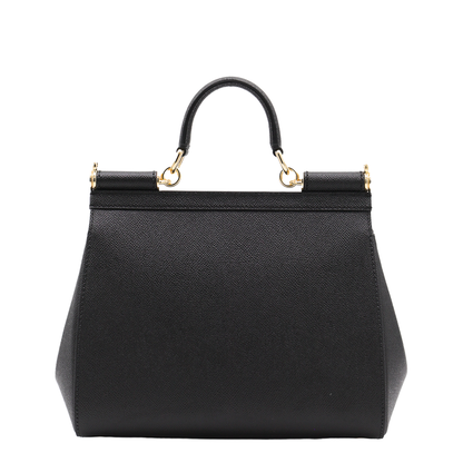 Large Sicily Handbag in Black - Image 5