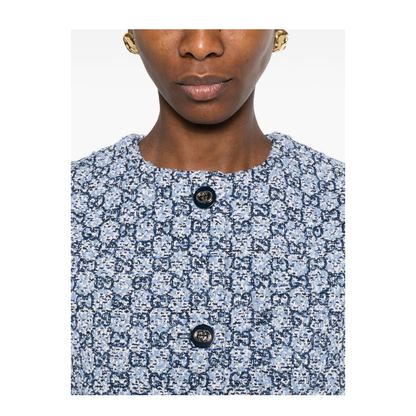 Multicolor Tweed Gilet - Image 3