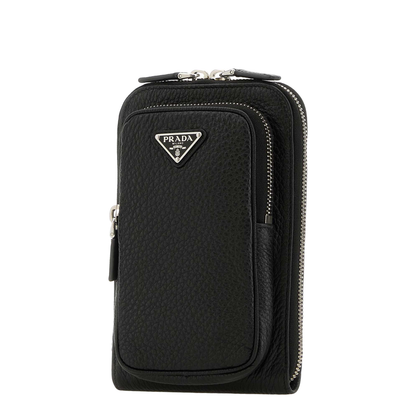 Black Leather Phone Case - Image 2