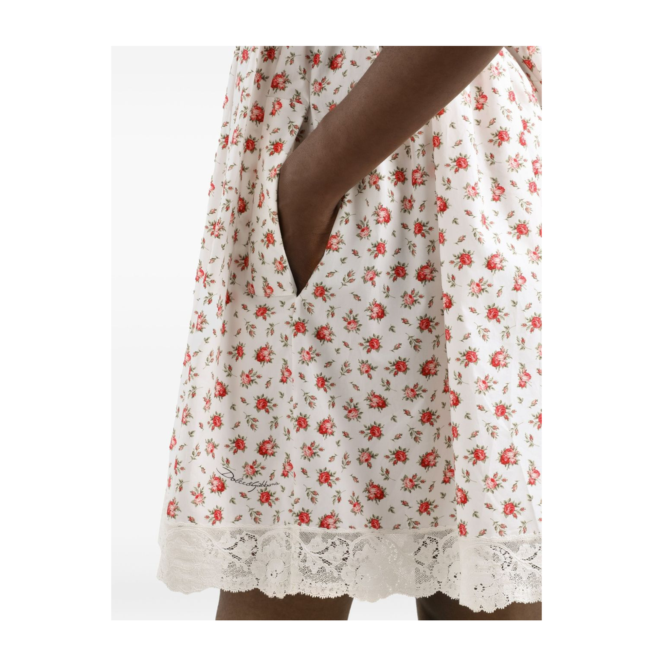 Short Poplin Dress - Image 3