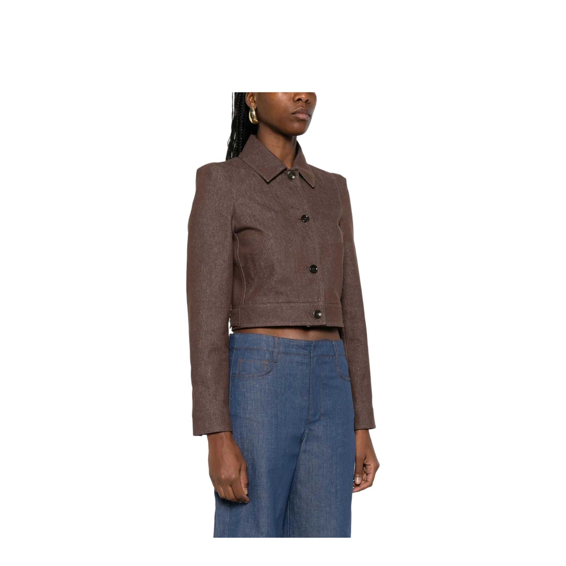 Brown Carp Jacket Cotton - Image 3