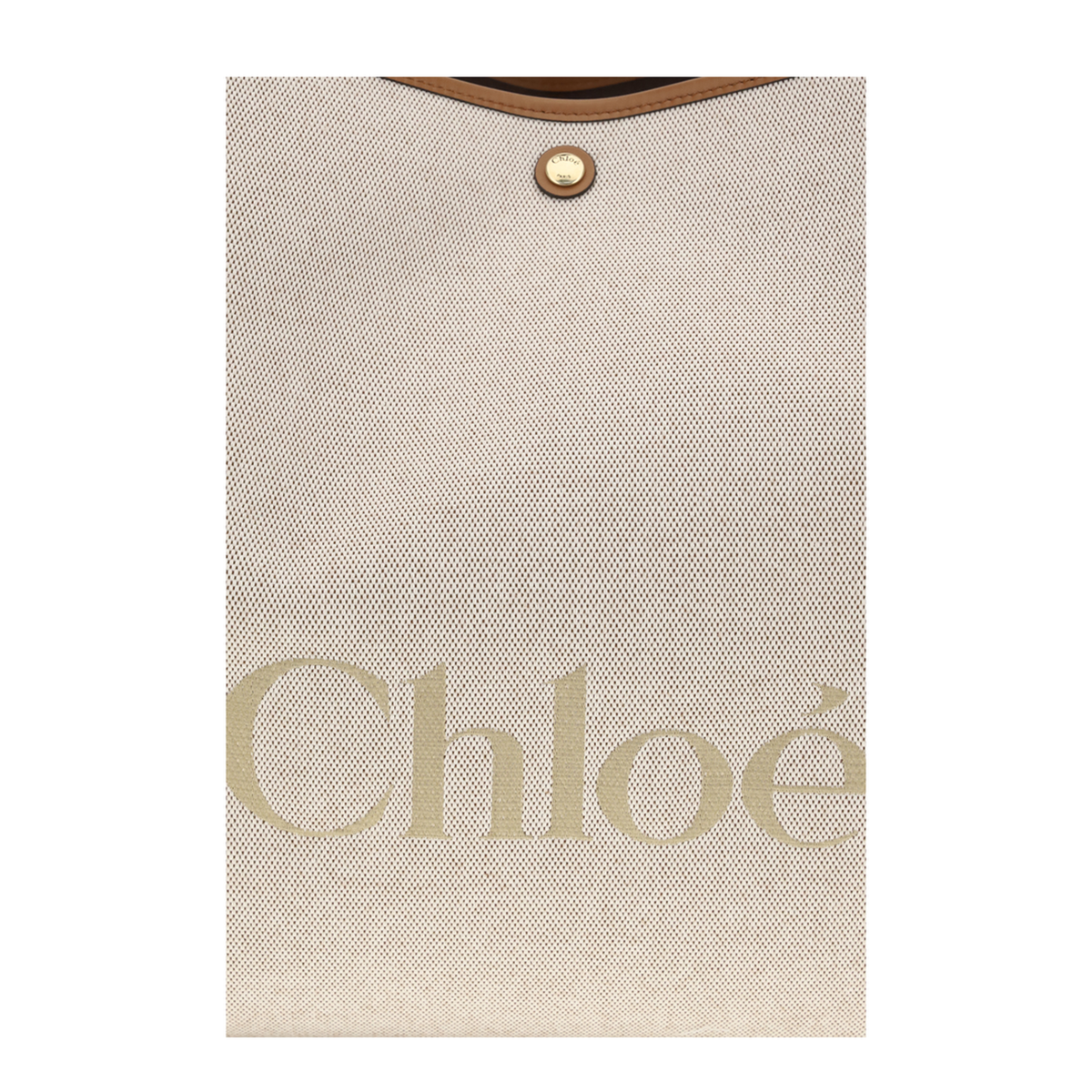 Clover Large Canvas Tote - Clay Brown - Image 4