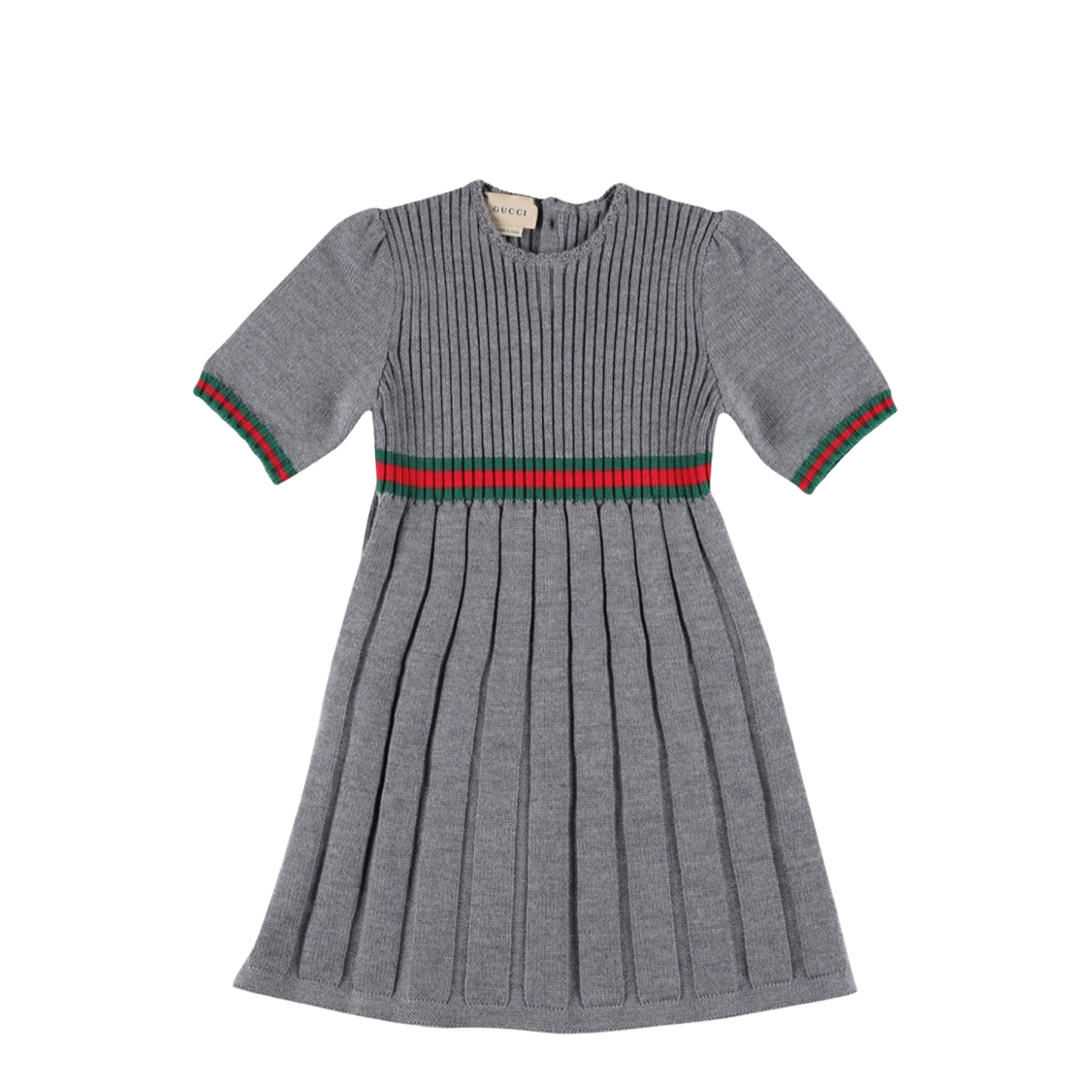 j s/s dress wo rib st/grey/ green/red - Image 1