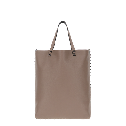 Antiqued Pink Leather Handbag - Image 1