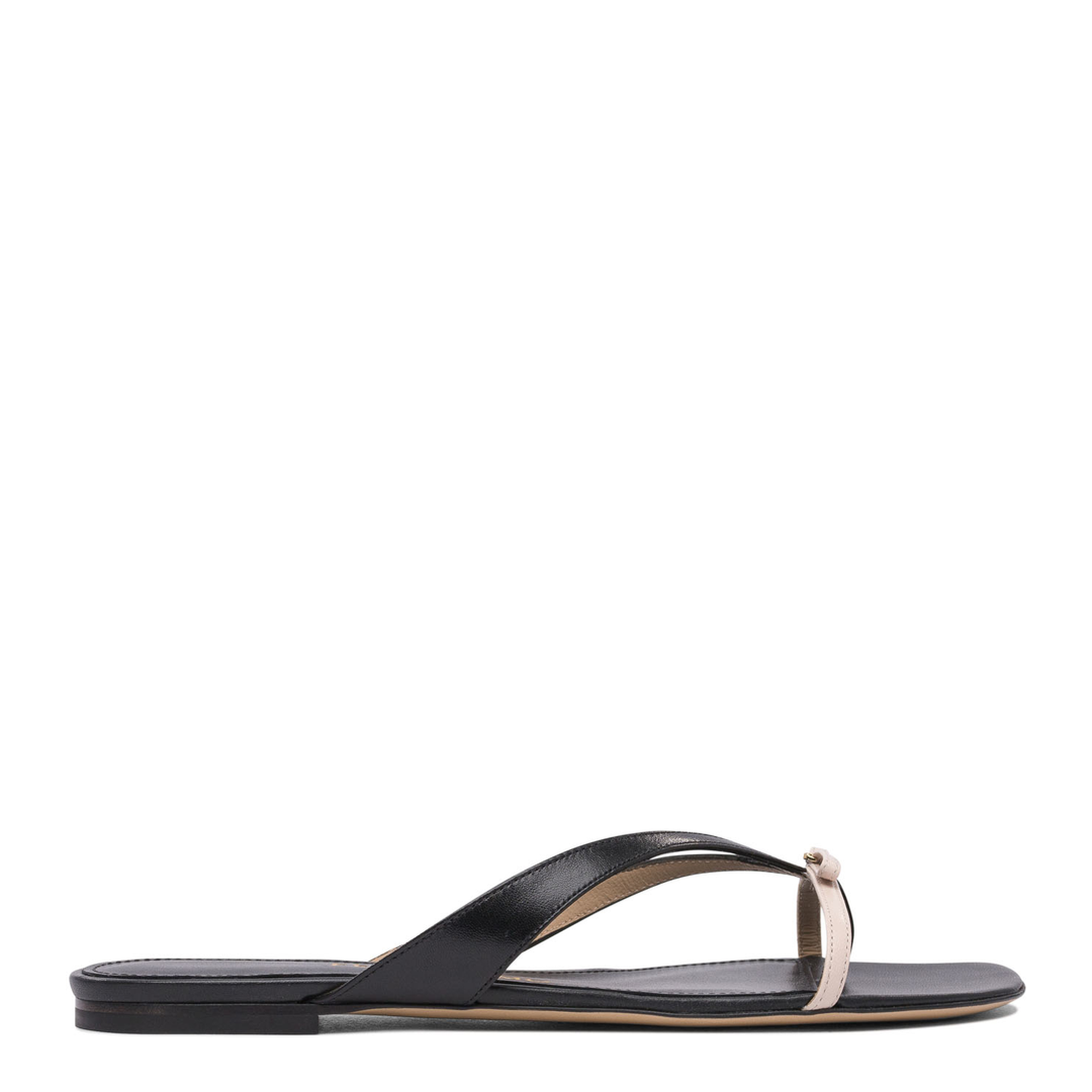 Leather Sandals In Black - Image 1