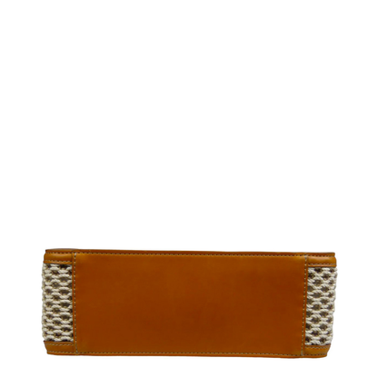 Logo Mesh Shoulder Bag - Ivory/Beige - Image 4