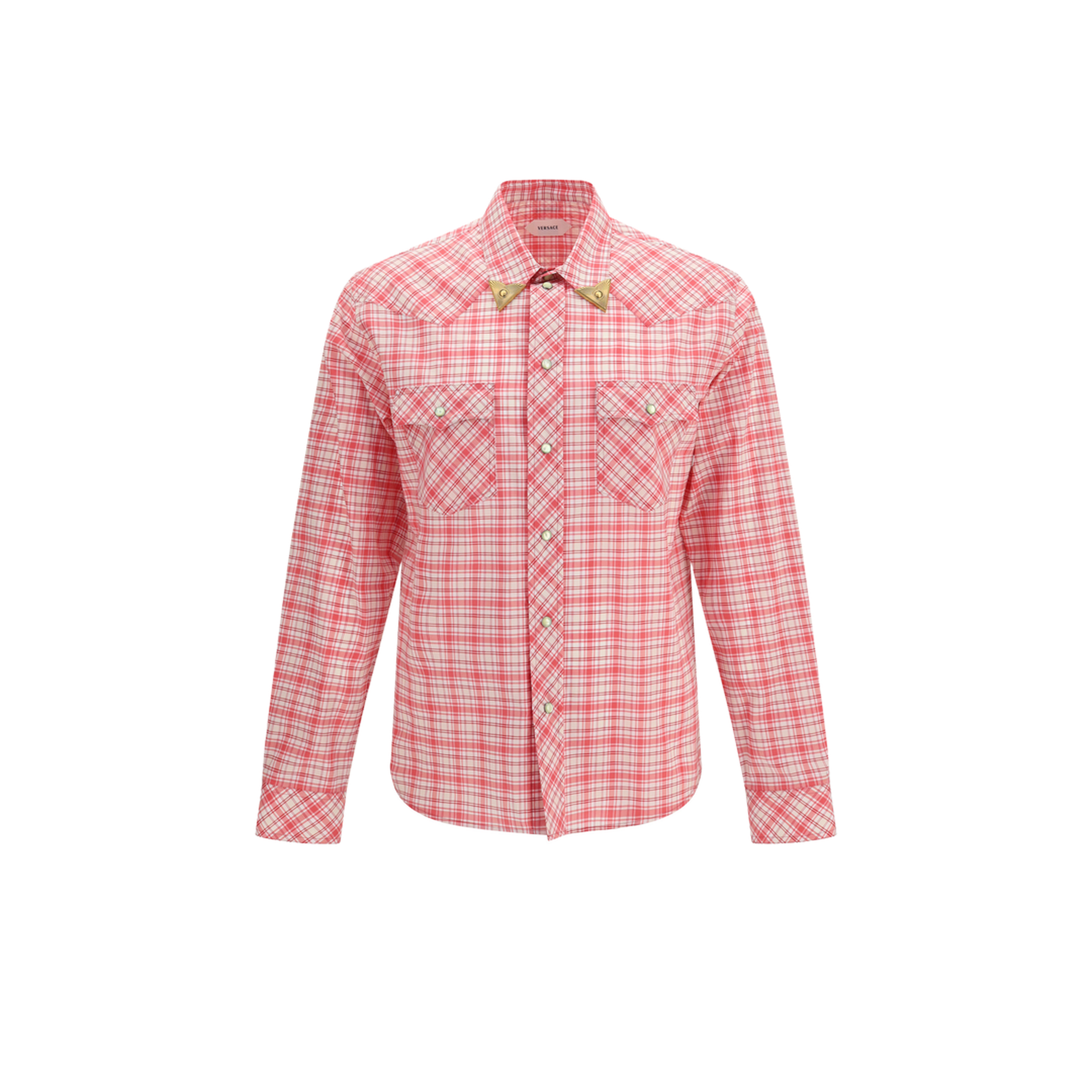 Slim Checked Cotton Poplin Shirt - Image 1