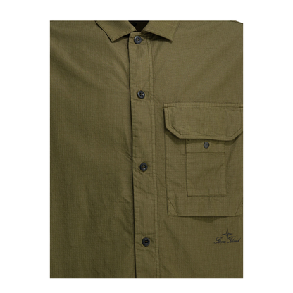 Cotton Short-Sleeved Shirt - Image 3
