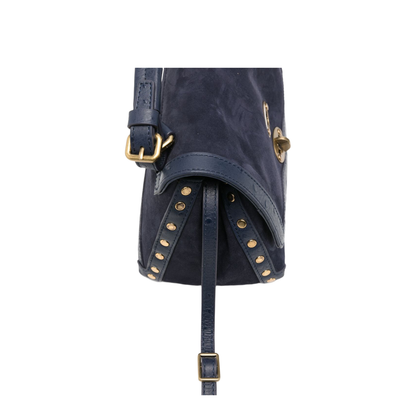 Dotta Baby Leather Top-Handle Bag - Cactus Blue Siderale - Image 4