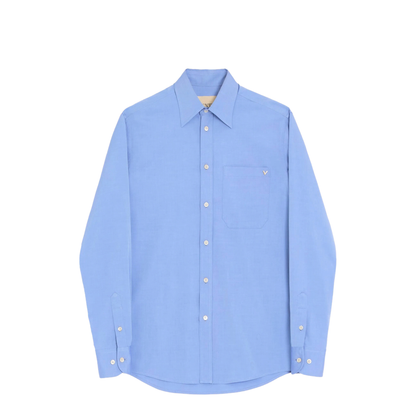 Oxford Cotton Shirt with Vgold - Image 1