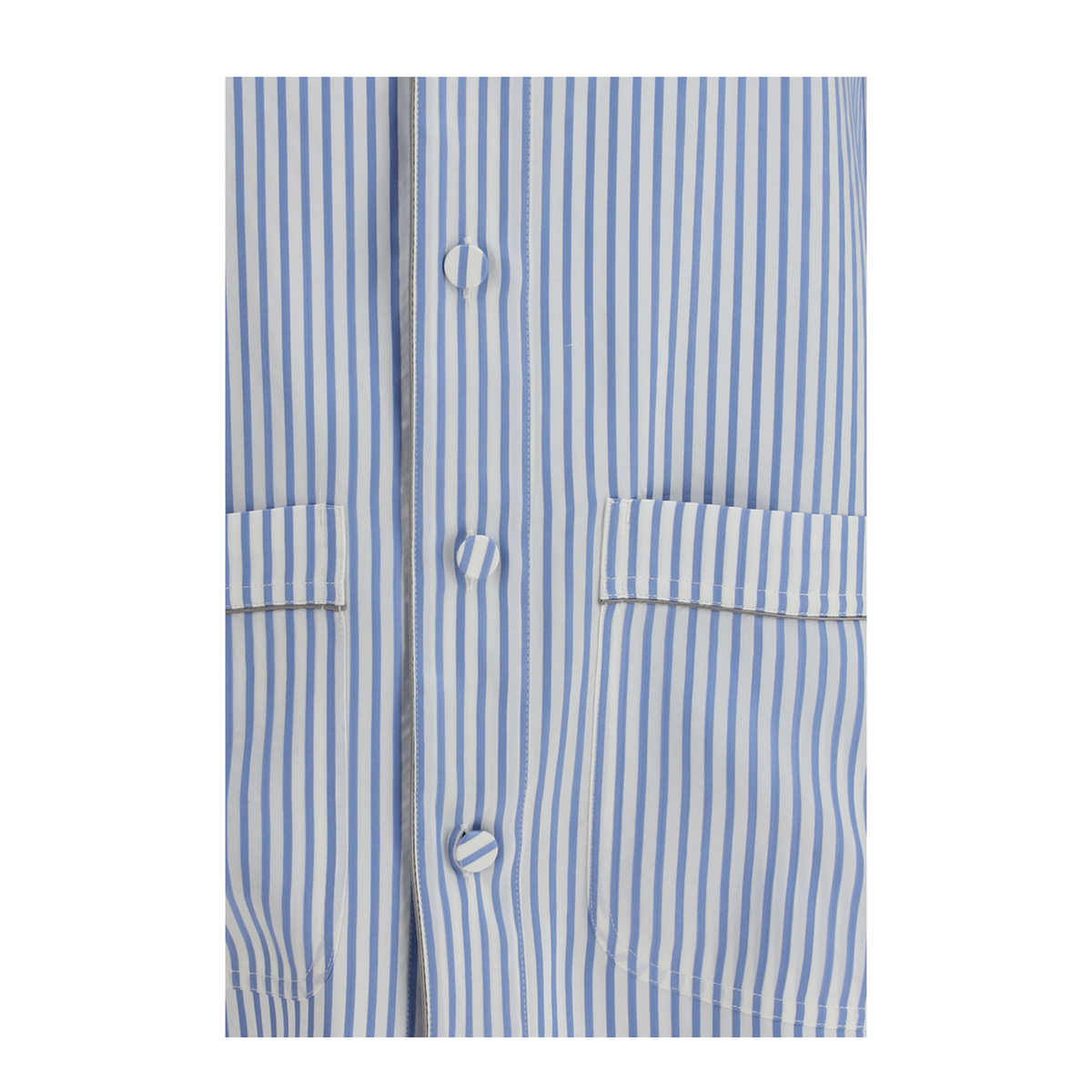 Striped Silk Pj Shirt - Image 3