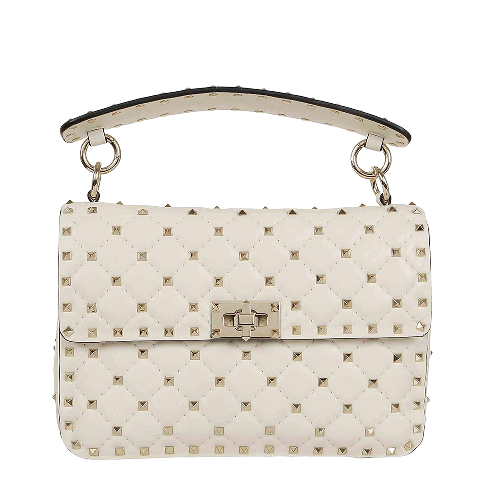 Medium Nappa Rockstud Spike Bag - Image 2