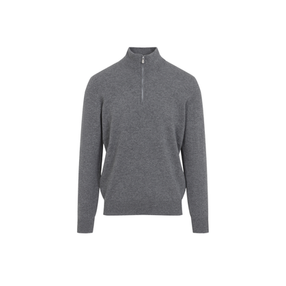 Half Zip Cashmere Sweater - Image 2
