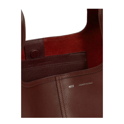 Burgundy Supple Leather Etienne Shoulder Bag - Image 4
