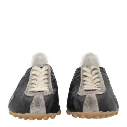 Sprinters Sneakers In Black Leather And Vintage Suede - Image 3
