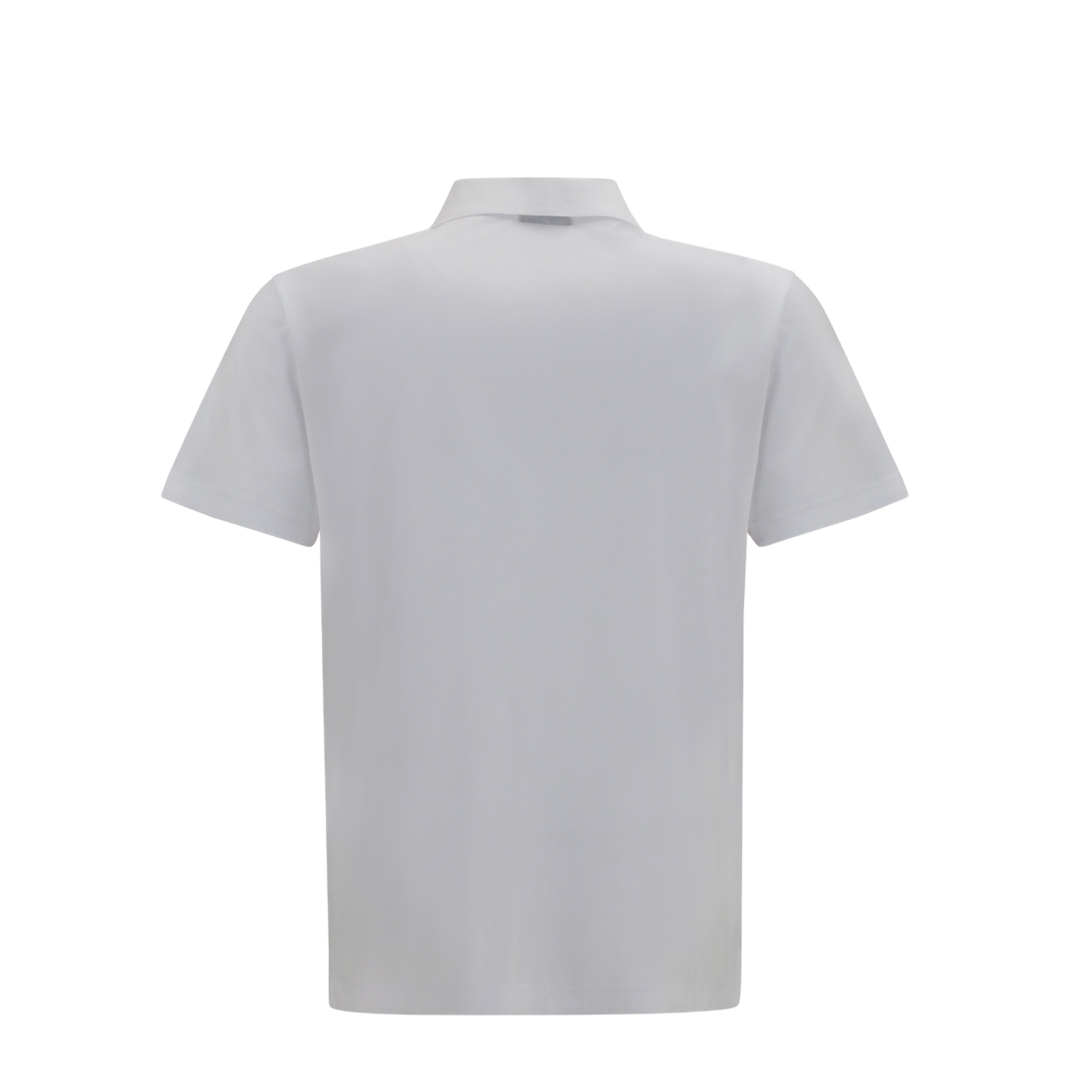 Cotton Jersey Polo Shirt with Web - Image 2