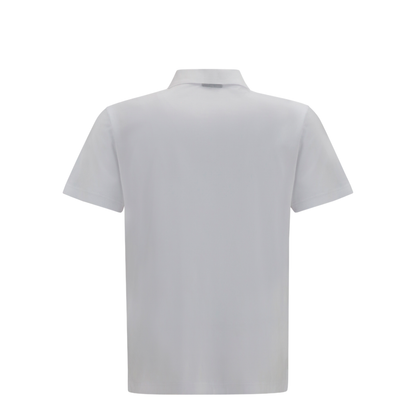 Cotton Jersey Polo Shirt with Web - Image 2