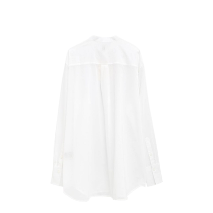 Long Sleeve Band Collar Shirt - Image 2