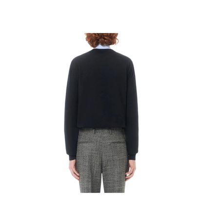 Wool Jumper with Vlogo Embroidery - Image 5