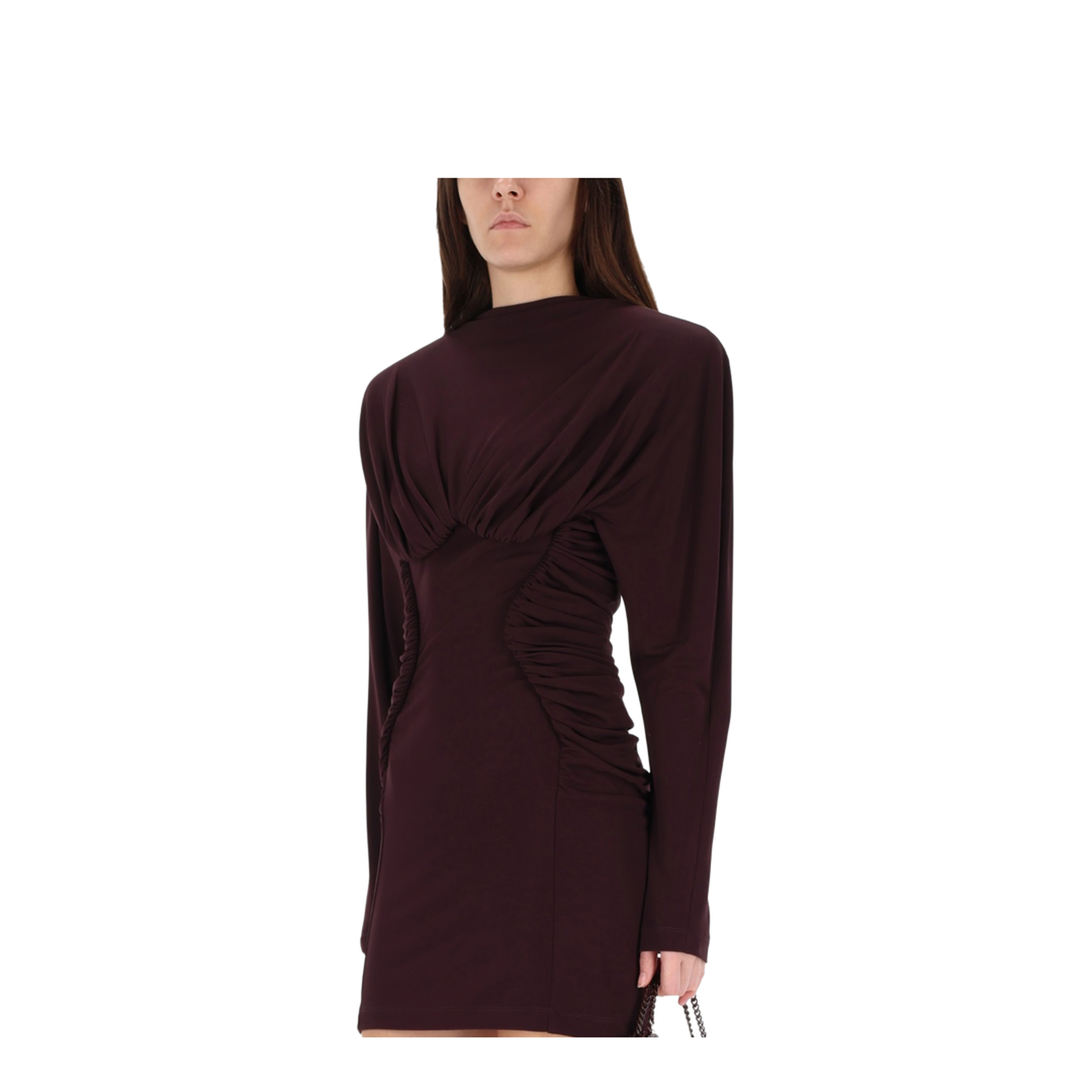 Pleated Mini Dress - Image 4