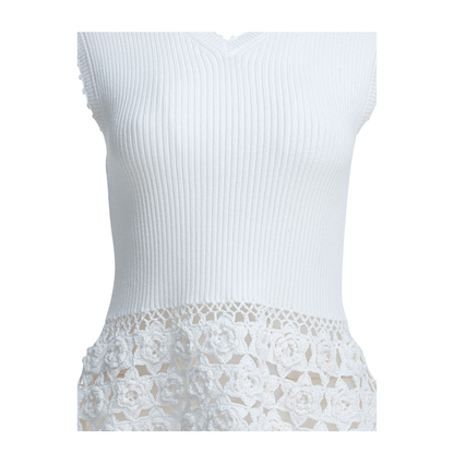 Knitted Worked Vest - Image 3