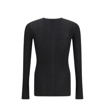 Slim Ribbed Long Sleeve Sweater - Image 2