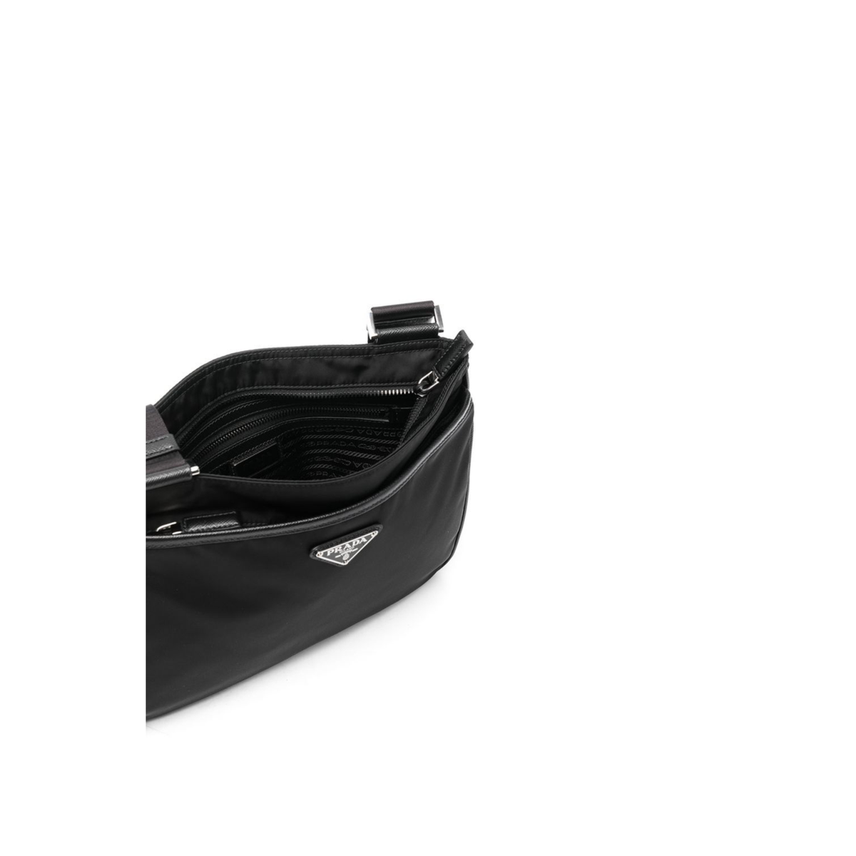 Re-Nylon and Saffiano Shoulder Bags - Black - Image 2