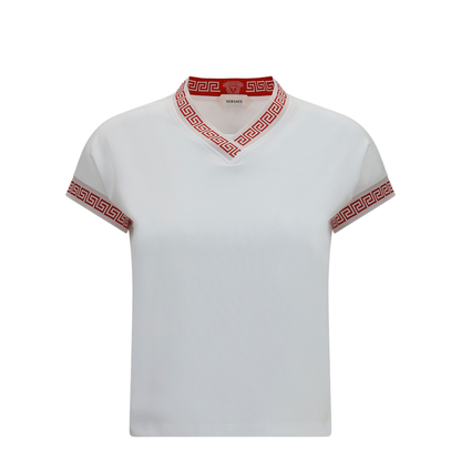 T-shirt with Greca Details - Image 1