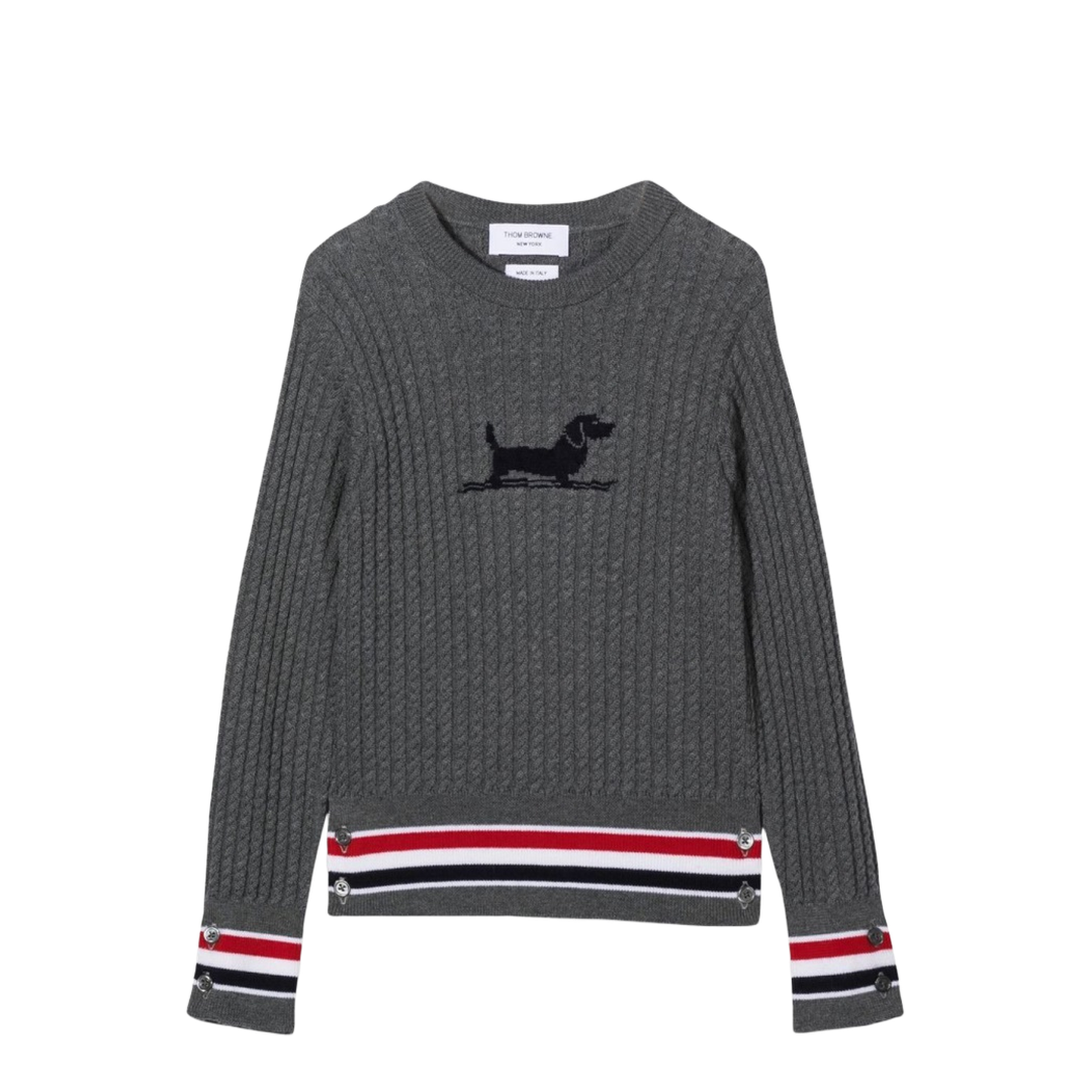 Cable Crewneck Pullover - Image 1
