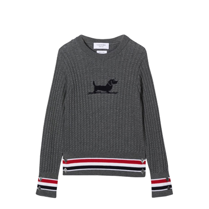 Cable Crewneck Pullover - Image 1