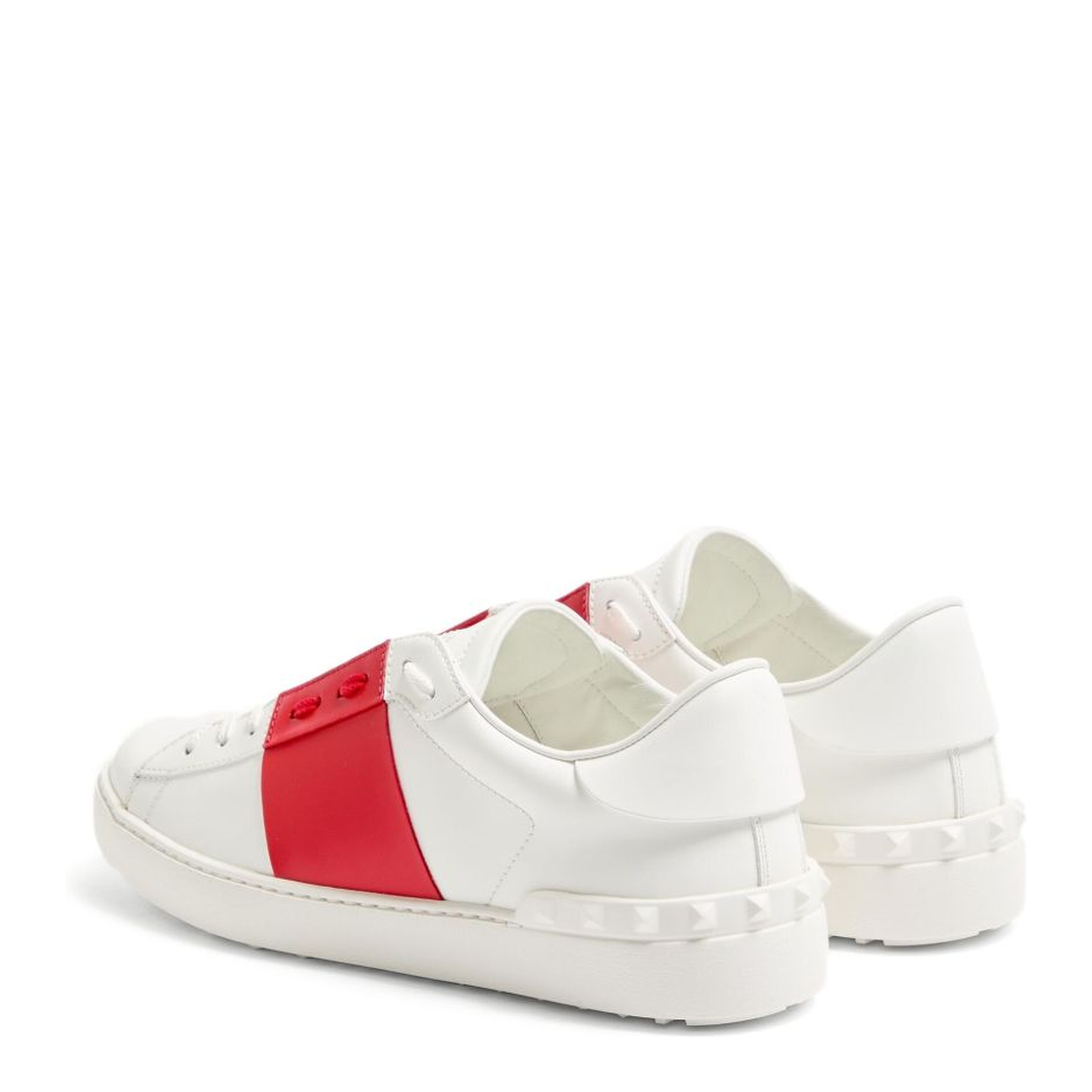 Open Leather Sneakers - Image 5