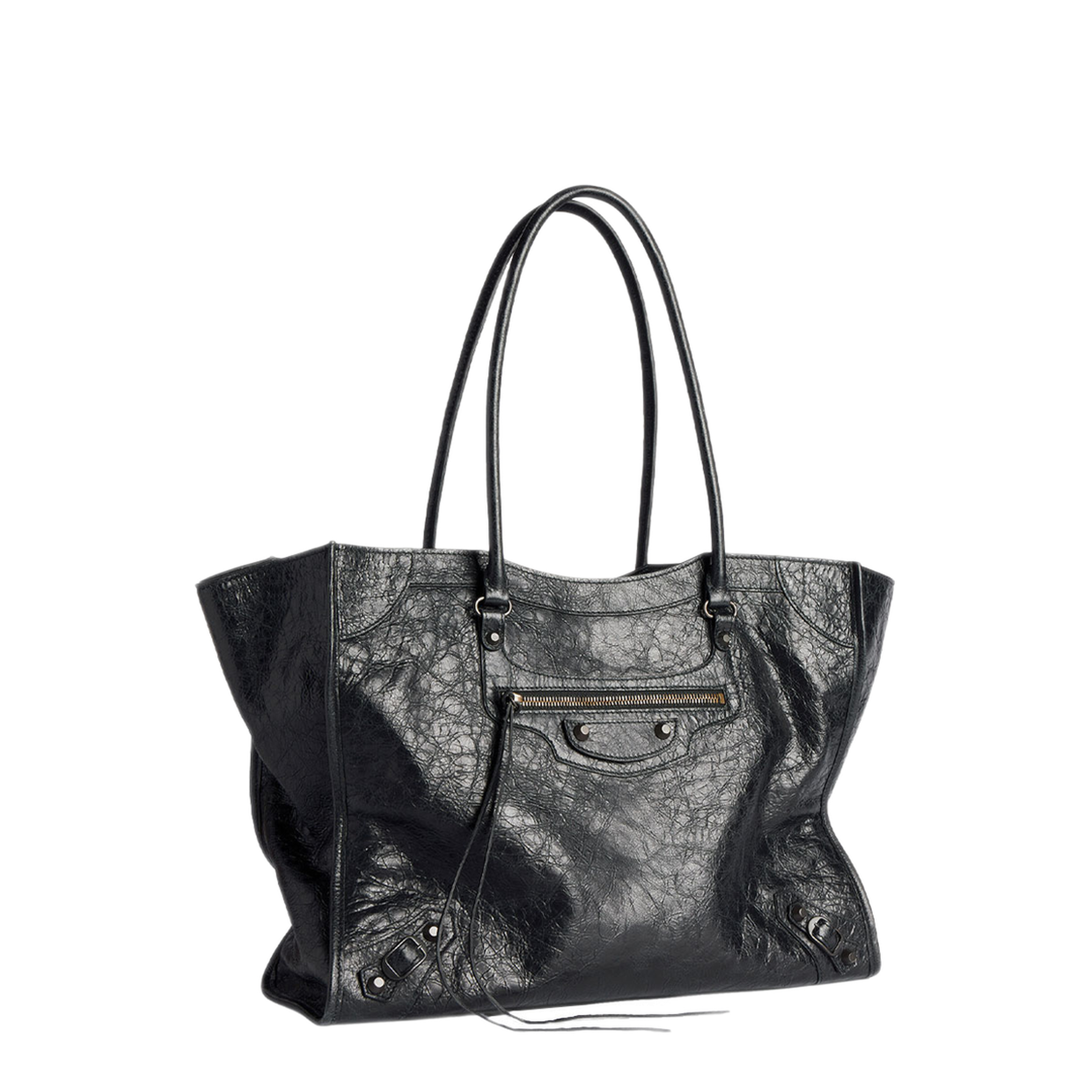 City Tote Bag Medium in Arena Lambskin - Image 4