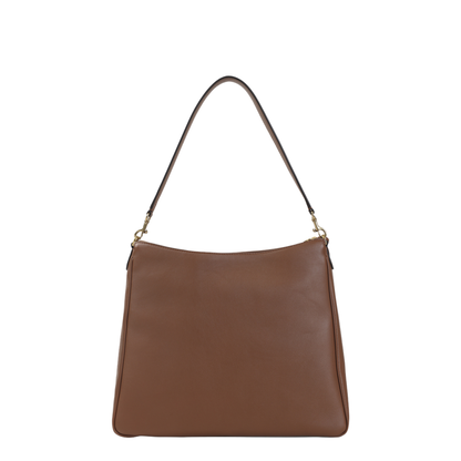 Rodeo Medium Calfskin Hobo Shoulder Bag - New Tan - Image 4