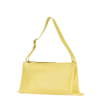 Yellow Leather Shoulder Bag - Image 2