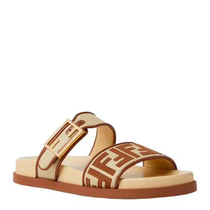 Slide Feel in Rafia Beige - Image 2