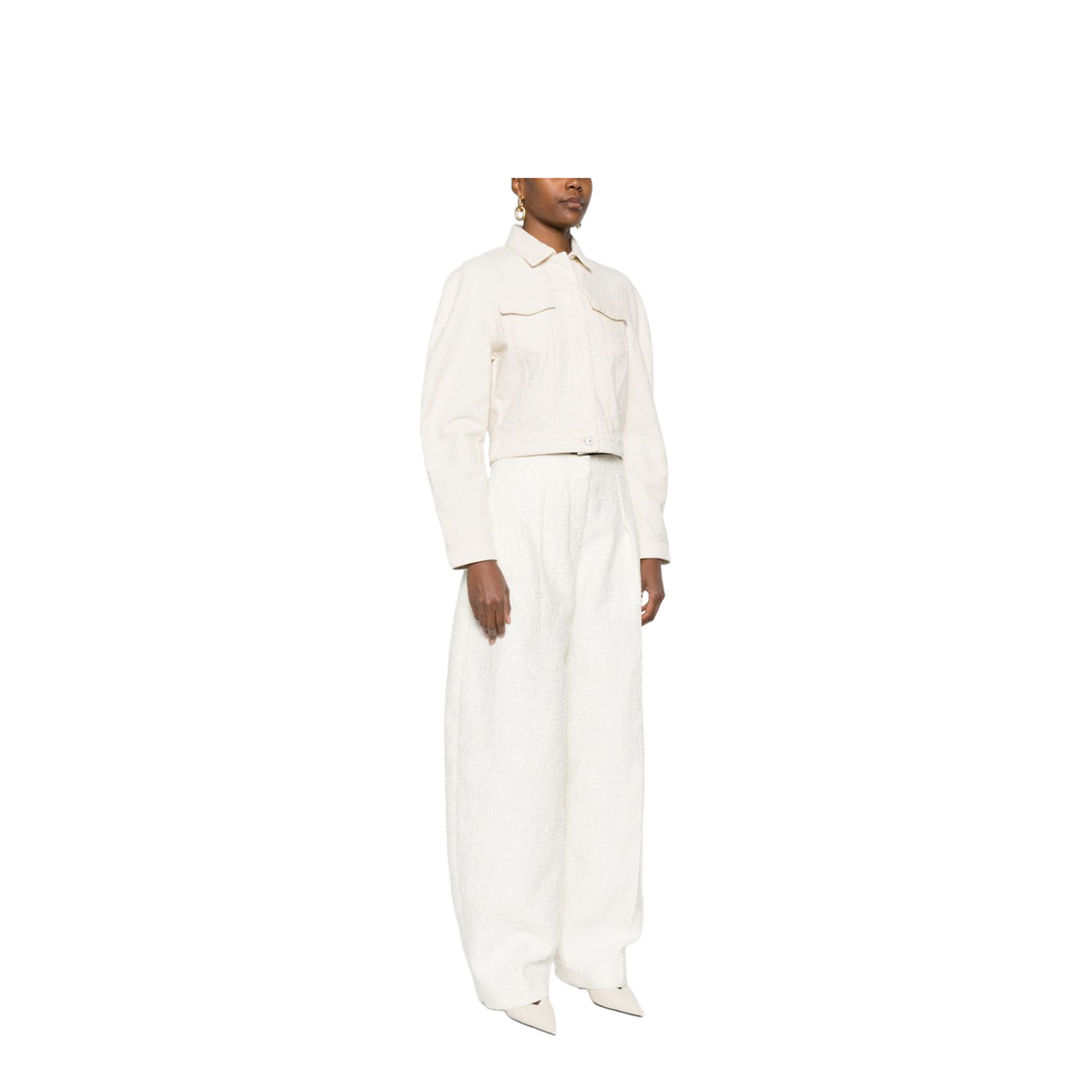 Curved Denim Jacket - Image 2