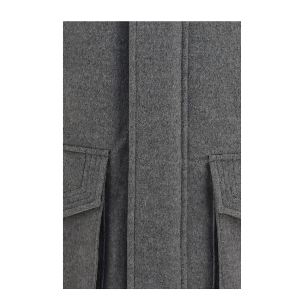 Cashmere Jacket With Zip And Buttons - Image 3