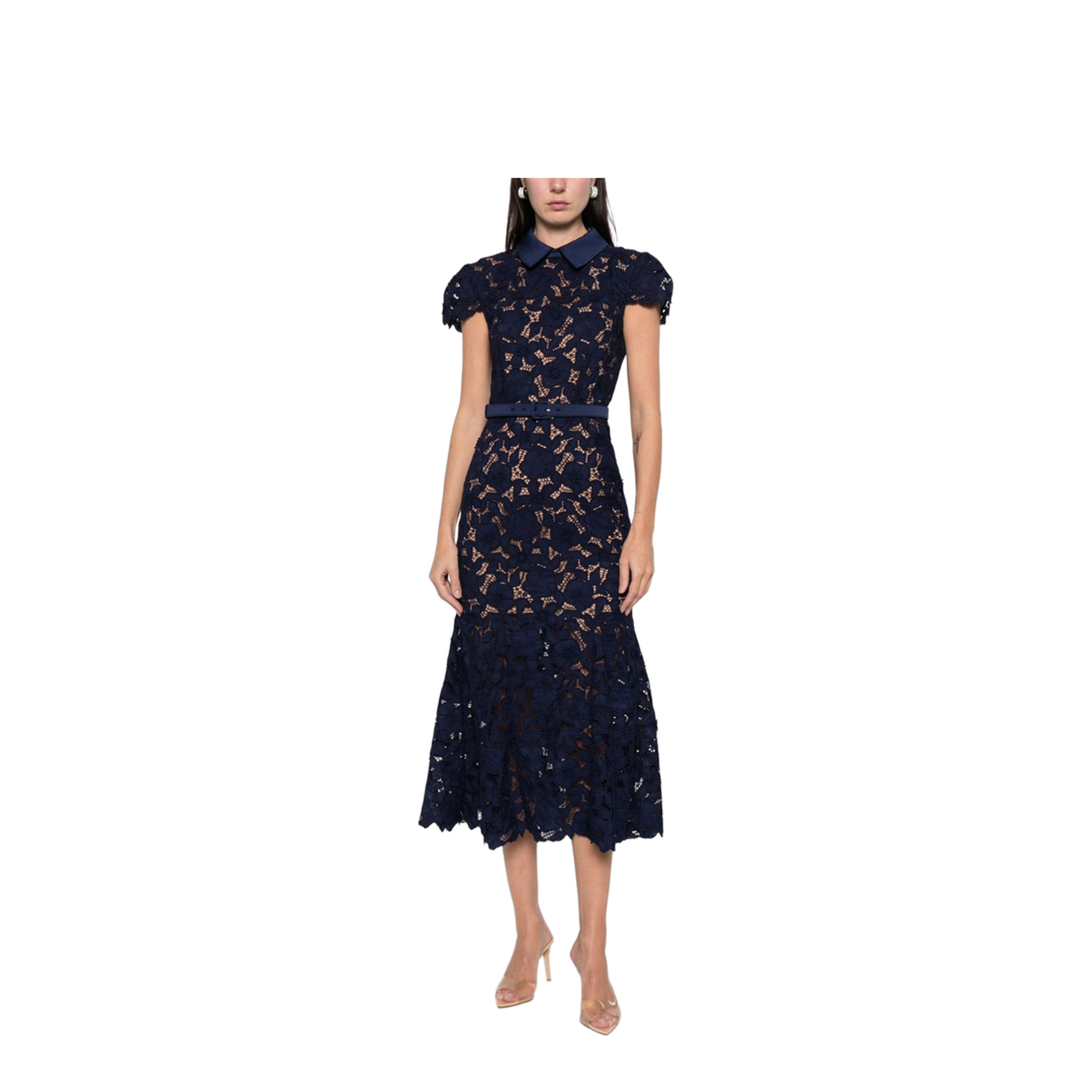 Lace Midi Dress - Image 3