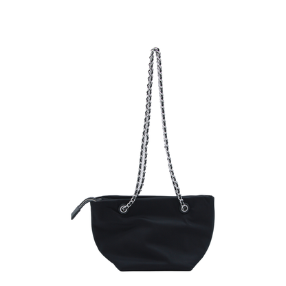 Ella Small Recycled Nylon Crossbody - Black - Image 6