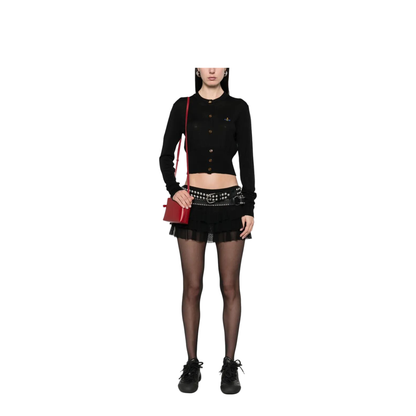 Silk Blend Cropped Cardigan - Image 2