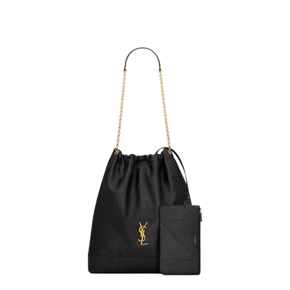 Jamie Large Nappa Bucket Bags - Black - Image 2